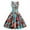 Sky Blue, variant on IROINNID Women's V-Neck A-Line Dress Fashion Sleeveless Vintage Printed Party Cocktail Swing Dresses Swing Stretchy Dresses Below The Knee Dress