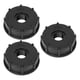 thumbnail image 4 of Conector de tanque IBC de 3 piezas, adaptador de drenaje de manguera de rosca gruesa, accesorio de plástico de 60 mm de diámetro interior G1/2, 4 of 12