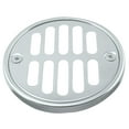 thumbnail image 6 of Westbrass Round Brass Shower Strainer Drain Cover with Crown Ring, Powder Coat White, 6 of 6