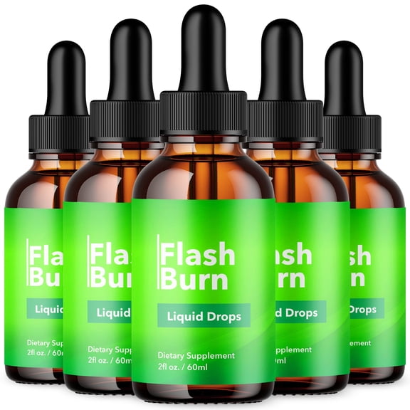 Flash Burn Advanced Formula Drops Supporting Your Active Lifesyle Naturally FlashBurn 150 Servings