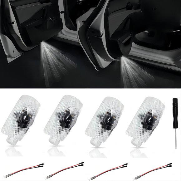 Proyector con logotipos para puertas de coche, 4 unidades, compatible con LS/ES/IS/LX/RX/GS/GX/RC/UX