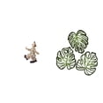 thumbnail image 1 of Figuras de payaso,Estatua de payaso,escultura,adorno de mesa,Colección de estatuillas de payasos adorables,Placa de pared con hojas de palma,Decoración de pared de madera con hojas de palma, 1 of 8