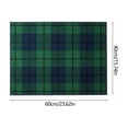 thumbnail image 6 of Doormat 15.74x23.62 Inch Christmas Red Green Tartan Plaid Entry Rug Antiskid Holiday Front Door Mat for Indoor Outdoor Porch Decor, 6 of 6