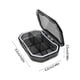 thumbnail image 3 of Caja de Tableta de Viaje 6 Compartimentos Resistente al Agua Mini Organizador | Contenedor de almacenamiento de píldoras de joyería | Portátil, Compacto, Transparente | Plástico Gris Azul Verde, 3 of 6
