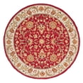 thumbnail image 2 of Safavieh Easy Care Myrtle Floral Area Rug, Red/Ivory, 6' x 6' Round, 2 of 11