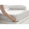 thumbnail image 3 of Yatas Bedding Perle 59 x 79" Cotton Queen Mattress Protector in White, 3 of 3