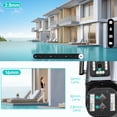 thumbnail image 3 of Cámara de seguridad CCTV para exteriores, videocámara de 8MP, 4K, Wifi, tres lentes, pantalla Dual, Zoom híbrido 10X, seguimiento automático IA, PTZ, IP, 3 of 3