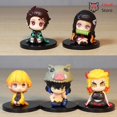 thumbnail image 1 of Anime Demon Slayer figuras cortadas Tsuyuri Ao Kochou ShISA Bu PVC modelo figura de acción juguete Anime Kimetsu zhangyuxiang unisex, 1 of 2