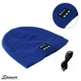 thumbnail image 3 of Spencer Bluetooth Music Beanie Wireless Bluetooth 4.2 Knit Hat with 2 Headphone Speakers & Mic for Men Women Christmas Gifts "Blue", 3 of 6