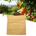 thumbnail image 4 of Bolsa De Forraje De Lona De Cuero, Bolsa De Forraje Plegable Portátil Regalo Resistente Al Desgaste Para Acampar Para La Recolección De Frutas ANGGREK Caqui, 4 of 8