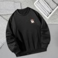 thumbnail image 2 of Sudadera de moda para hombre y mujer, ropa suave a la moda, Tops con cuello redondo, jersey estampado para senderismo, compras, uso diario , l L, 2 of 8