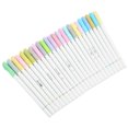 thumbnail image 3 of Rotuladores de pincel de 24 Uds., puntas dobles, Color Natural vivo, portalápices ergonómico, pincel de amplia aplicación, bolígrafos para pintar letras, 3 of 14