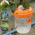 thumbnail image 6 of Wasp Traps Solar Powered Bee Trap with UV LED Light, Outdoor Hanging Fly Traps Reusable for Indoor Outdoor Patio Garden Home, 6 of 9