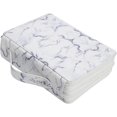 thumbnail image 1 of GHSDFBB Deluxe PU Leather Pencil Case with Zipper Closure, Marble, 1 Count, 1 of 6