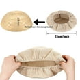 thumbnail image 7 of MODANU 6 Pcs Round Bread Proofing Basket Cloth Liner 9" Banneton Sourdough Bread Proofing Natural Rattan Baking Dough Basket Cover for Home Baking,Professional Baking Supplies, 7 of 7