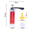 thumbnail image 2 of IFANLANDOR Red Aluminum Biscuit for Kitchen Use Practical Detachable Design 1 Count, 2 of 8