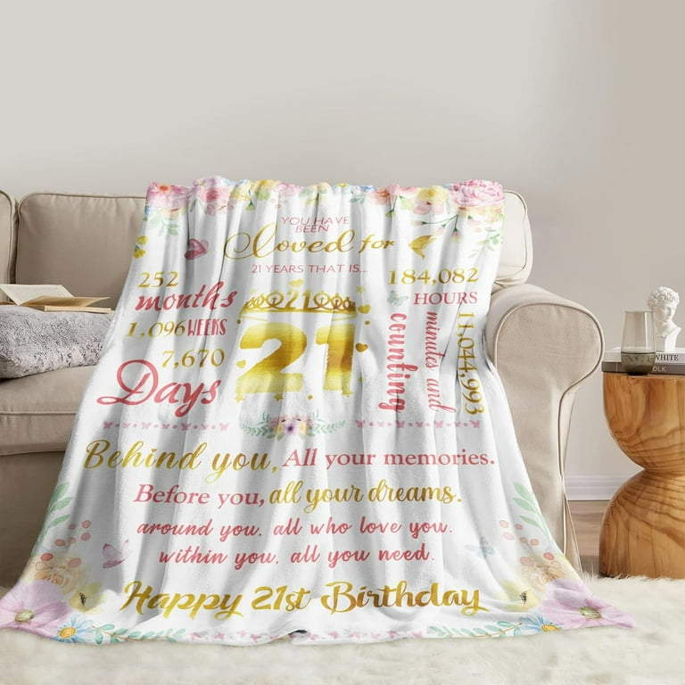 15 Year Old Girl Gifts for Birthday Blanket - Quinceanera Gifts Throw 50 X  60 - Gifts for 15 Year Old Girls - 15th Birthday Gifts for Teen Girls -  15th Birthday Decorations for Girls 
