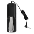 thumbnail image 1 of Sustain Pedal with Cable Metal Foot Pedal Compatible with All Electronic Keyboards Digital Piano, 1 of 14