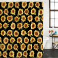 thumbnail image 2 of Orange Sunflowers Fall Bathroom Shower Curtains with 12 Hooks Polyester Waterproof Shower Curtain for Stalls and Bathtubs Thanksgiving Botanical Floral Decorative Bathroom Curtain 36x72 Inches, 2 of 9