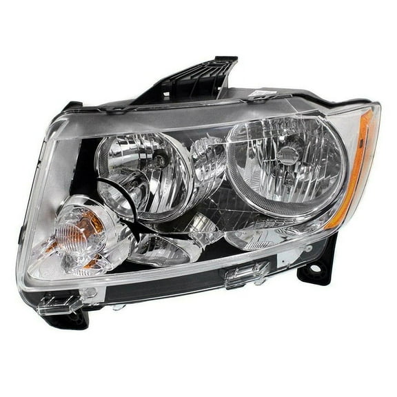 New Halogen Headlight Assembly Compatible with 2011-2013 Jeep Grand Cherokee WK2 Laredo Limited 3.6L V6 5.7L Hemi V8 Left Driver Side 55079379AF 55079379AG 55079379AD CH2502224 290HP