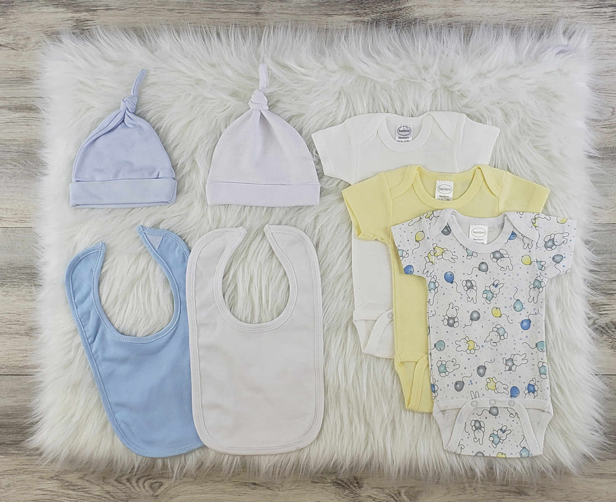 Bambini 7 Pc Layette Baby Clothes Set