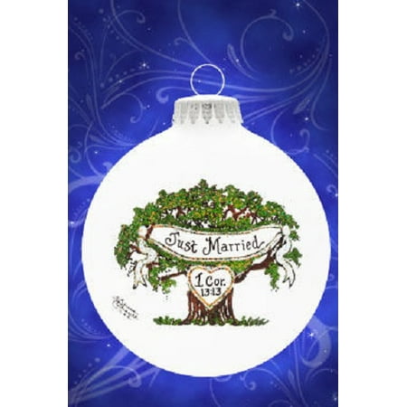 just married tree wedding glass christmas ornament made in just married tree wedding glass christmas ornament made in