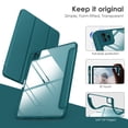 thumbnail image 3 of DTTOCASE iPad Pro 12.9 Case 6th/5th/4th/3rd Generation 2022/2021/2020/2018,Clear Cover-Teal, 3 of 7