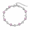 Pink Diamond, variant on Ocean Heart Bracelet for Women, Titanium Steel Minimalist Round Charm Bracelet, INS Inspired Unique Fashion Jewelry with Elegant Design for Daily Wear, Office Style, Date Nights and Gift Giving