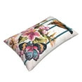 thumbnail image 3 of Balery Bird And Floral Pillow Covers,Bed Pilowcases,Reversible Plush Throw Pillow Covers End Pillow Encasement,Pillow Case - 16"X24", 3 of 9