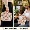 thumbnail image 5 of Yuyamidu Strawberry Large Bible Cover Bible Case for Women Daisy Book Case with Handle Portable Church Bag Study Supplies Accessories for Christians, 5 of 8