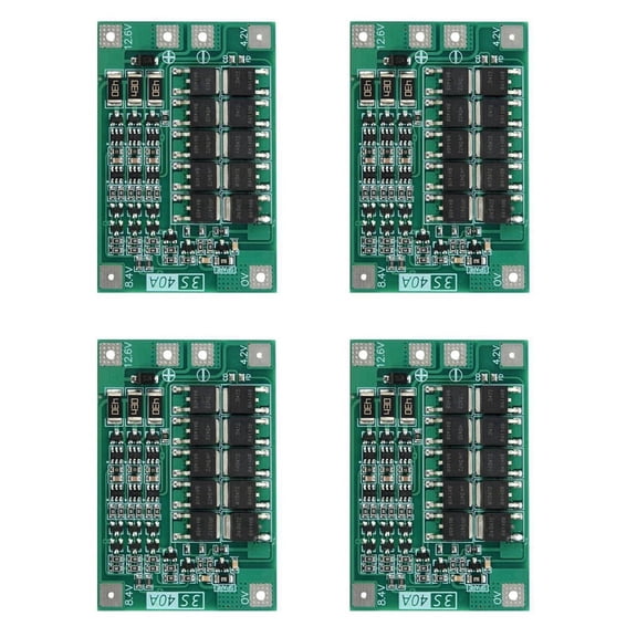 4X 3S 40A Protection Board for Screwdriver 12V Li-Ion 18650 Battery Board with Balance Liion Cell Pack Module