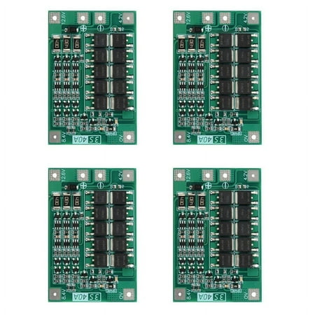 4X 3S 40A Protection Board for Screwdriver 12V Li-Ion 18650 Battery Board with Balance Liion Cell Pack Module