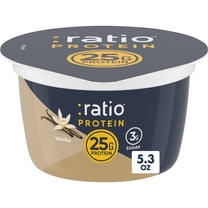 Ratio Yogurt Protein Cultured Dairy Snack, Vanilla, 25g Protein, 5.3 OZ