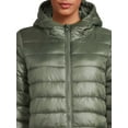 thumbnail image 6 of Swiss Tech Women's Hooded Mid Length Puffer Jacket, Sizes XS-3X, 6 of 6