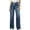 Navy, variant on Guluxicc Jeans for Women Casual Drawstring Elastic Waist Straight Leg Denim Pants High Rise Outdoor Business Work Pants Trousers, Blue, S