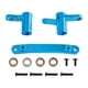 thumbnail image 1 of 1/16 RC Conjunto de dirección del automóvil Piezas RC RC Aluminio Alejo de aluminio Facilizos de metal fácil de instalación con rodamientos para 16101 02 03 04 16106 Azul, 1 of 8