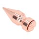 thumbnail image 2 of 5pcs Spikes High Platform Rose Gold Burr Free 9x25mm Electroplating Copper Clothing Cone Spikes for DIY Punk Style, 2 of 4