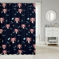 thumbnail image 2 of Cute Axolotl Shower Curtain for Boys Girls Kawaii Room Decor Bath Curtain Cartoon Pink Axolotl Bathtub Shower Curtain Pet Wildlife Animal Reptile Shower Stall Curtain 72" W x 72" L, 2 of 6