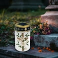 thumbnail image 3 of COEQINE Cross Solar Lights Outdoor for Pathway Lawn Cemetery Grave Decorative Cemetery Solar Candle Solar Votive Candles for Outside Home Solar Decorations, Lily Flower Leaf Cross, 3 of 7