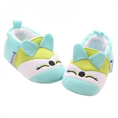 

Clearance Sale!Baby Shoes Infant Boys Girls Soft Cotton Crib Anti Slip Baby Moccasins Toddler Cartoon First Walkers F 11