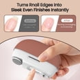 thumbnail image 6 of Electric Nail Clipper for Seniors, 2 Opening Sizes for Thick and Thin Nails, Fast & Safe Trimming Rose Gold, 6 of 8