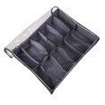 thumbnail image 1 of Caja de almacenamiento de zapatos con fondo de cama, caja de almacenamiento de zapatos de tela plegable, 1 of 5