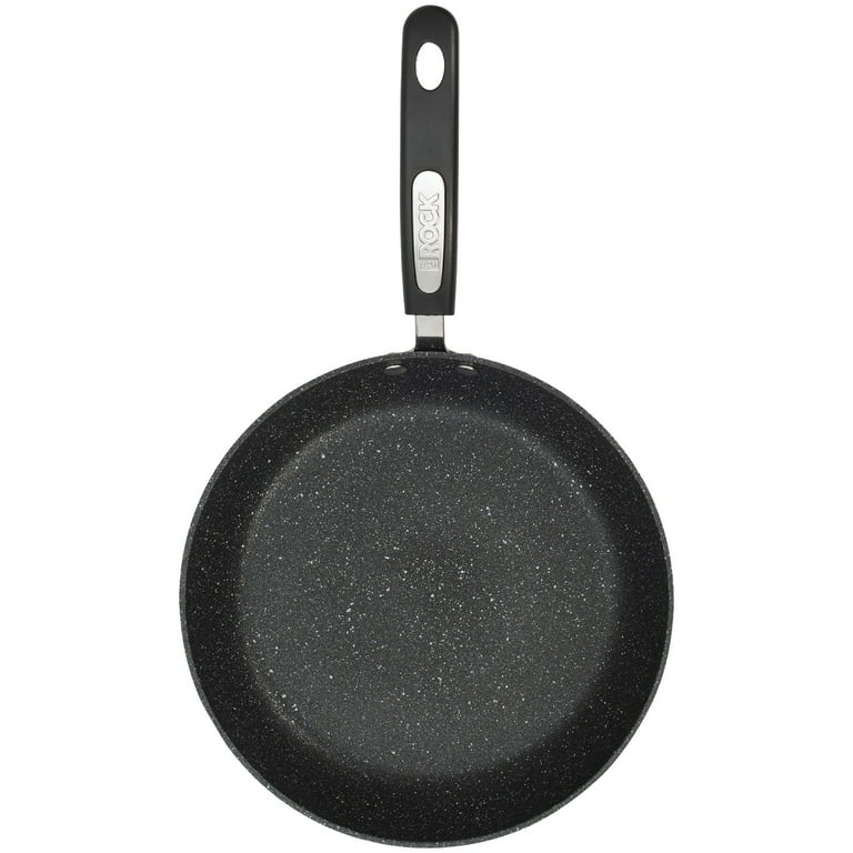 The Rock by Starfrit 11 Deep-Fry Pan with Lid & Bakelite Handles & 9.5  Fry Pan with Bakelite Handle 