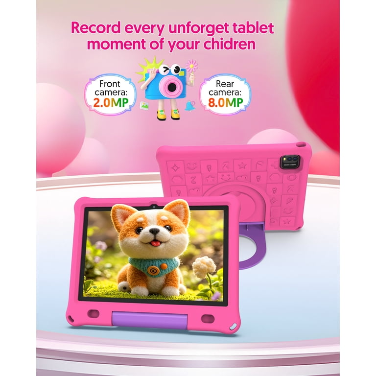 FITIFUN 10.1 inch Kids Tablet Android 15, 3GB RAM 64GB ROM 1TB