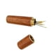 thumbnail image 1 of Agujas de bordado Oro Tail Doble Agujero Amplio Amplia Amplia Pulida Superficie Polidura Sandalia Sandalwood Aguja Barril Bordado Aguja Irene Inevent HA012492-00B, 1 of 7