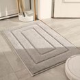 thumbnail image 2 of Alfombra con lazo de microfibra copetuda,alfombrilla absorbente gruesa para baño,puerta de baño,pies antideslizantes,alfombrilla para el suelo, 2 of 3