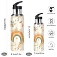 thumbnail image 2 of Yayeee 33oz Insulated Water Bottle Double Wall Stainless Steel with Flip Straw Lid, Retro Rainbow, 2 of 7
