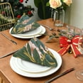 thumbnail image 3 of GZHJMY Retro Floral Pattern Napkins Table Decorations Napkin Set for Gift Giving, Dining, Parties 20 x 20in, 3 of 7