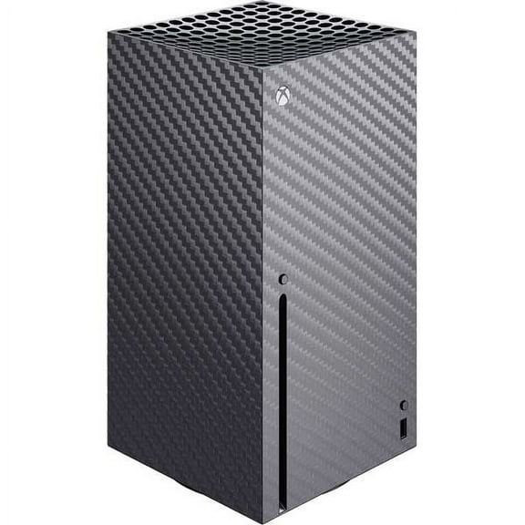 Skinit Textures Silver Carbon Fiber Xbox Series X Console Skin
