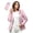 Pink, variant on Hueook Raincoat for Women Detachable Hiking Rain Jacket Waterproof Lightweight Packable Raincoat with Hood for Golf Hiking Travel Windbreaker Green 3X